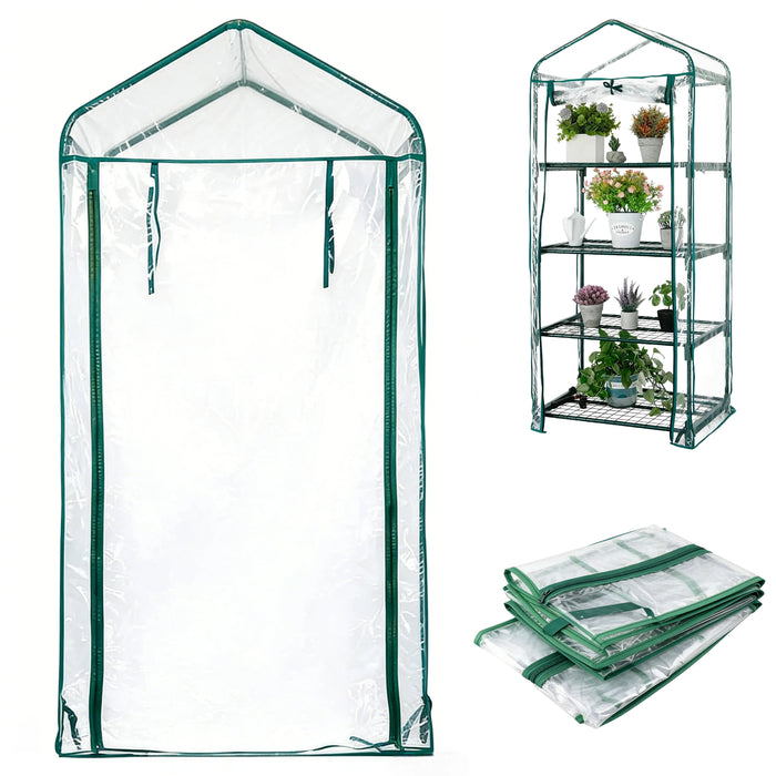 4 Tier PVC Greenhouse Cover - (Frame NOT Include)