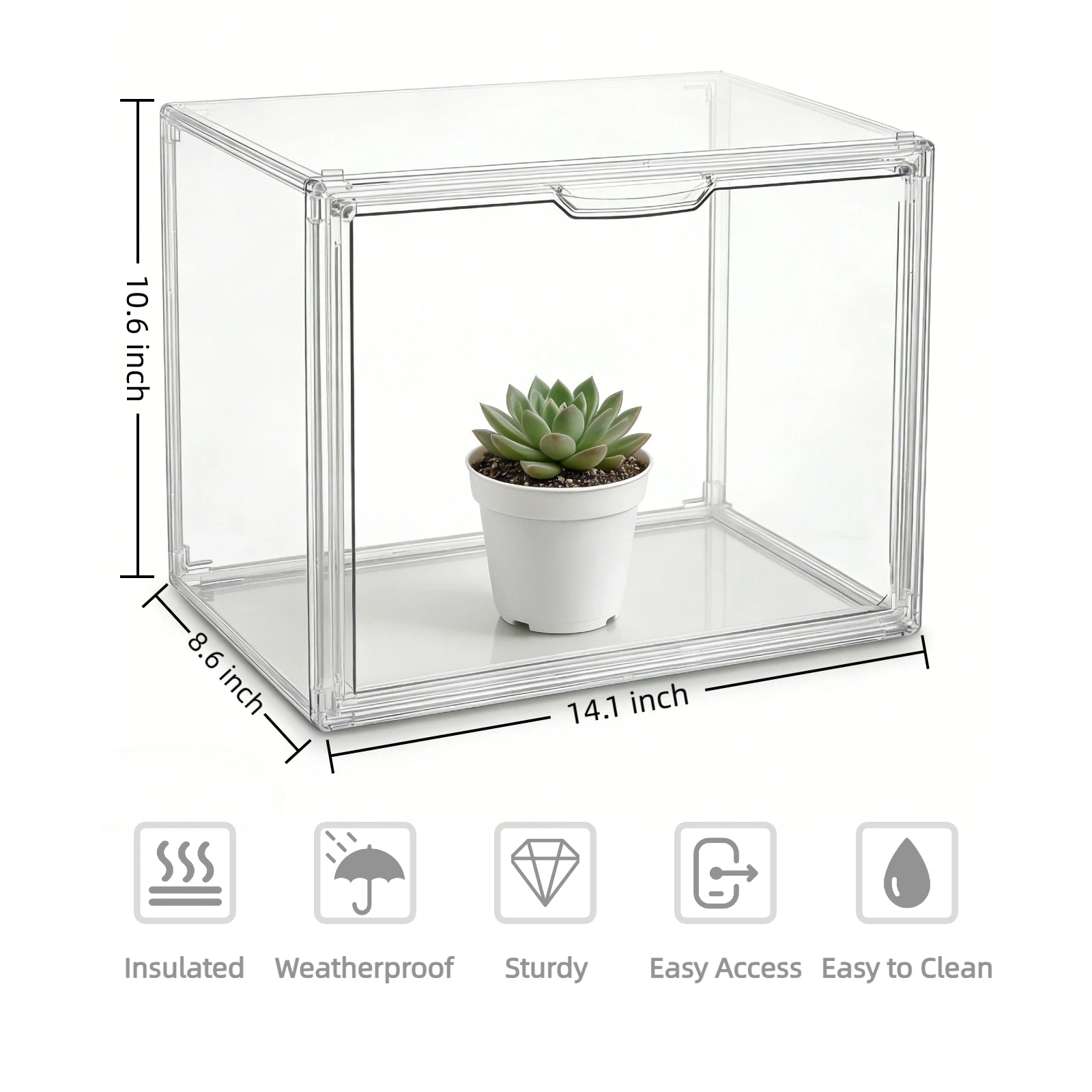 Mini Clear Greenhouse for Indoor