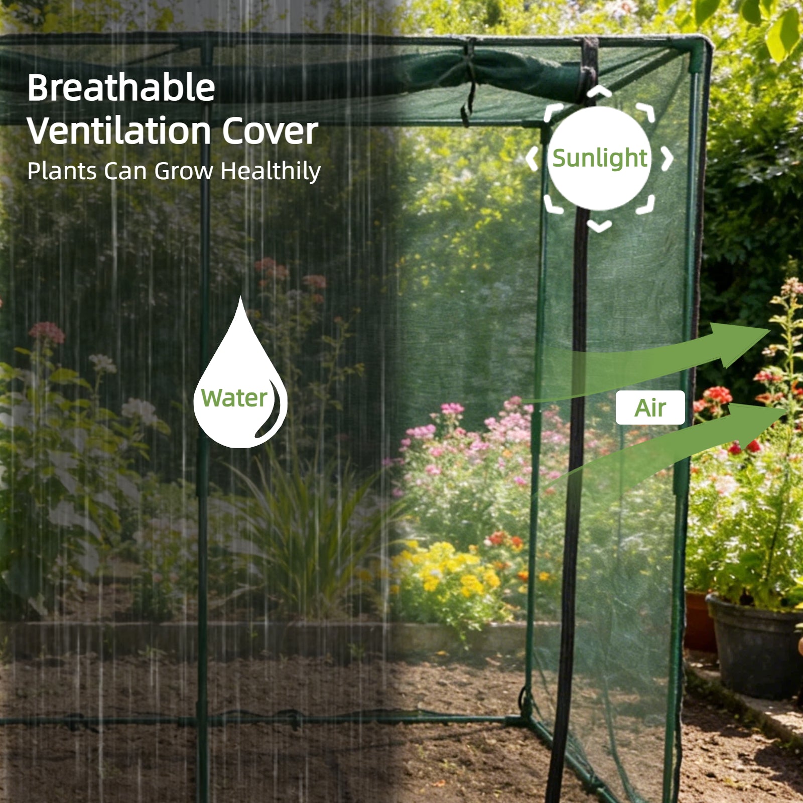 Heavy Duty Steel Frame Crop Cage