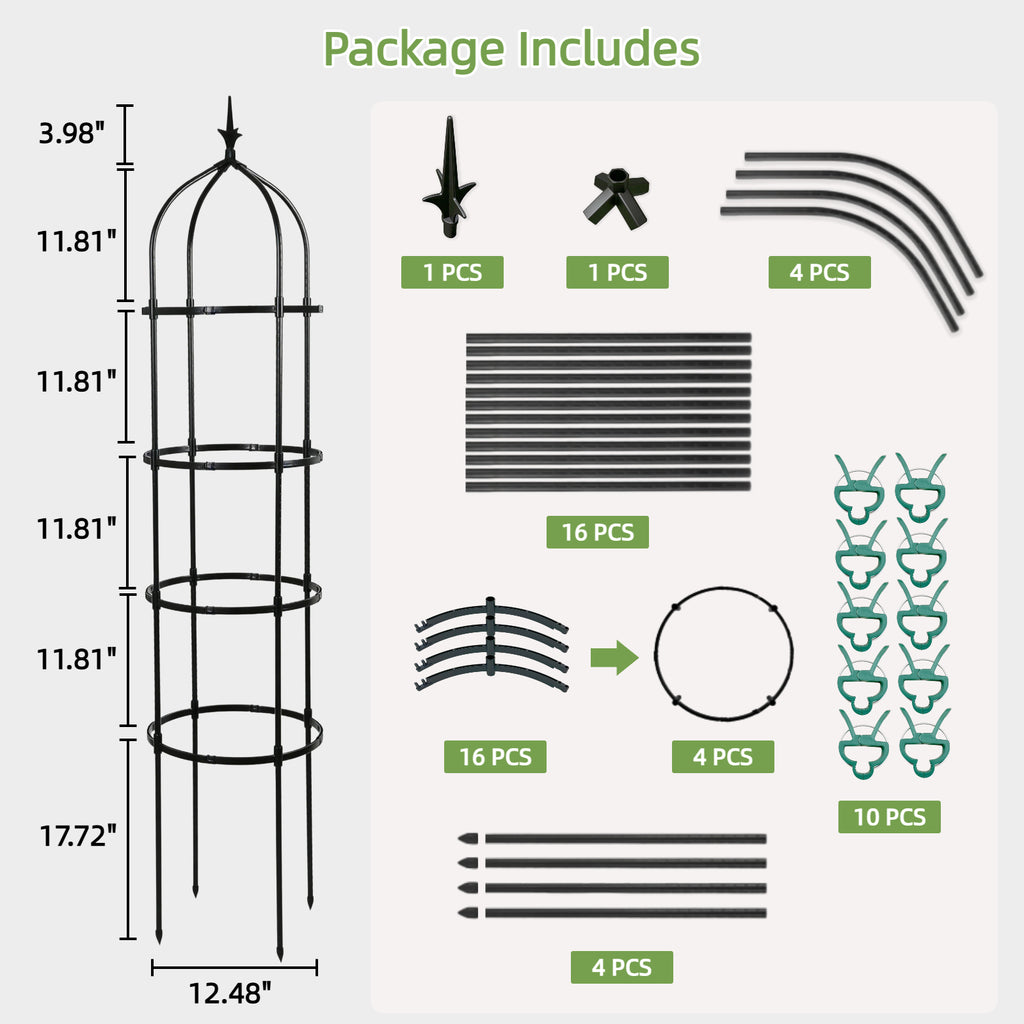Garden Obelisk Trellis for Climbing Plants